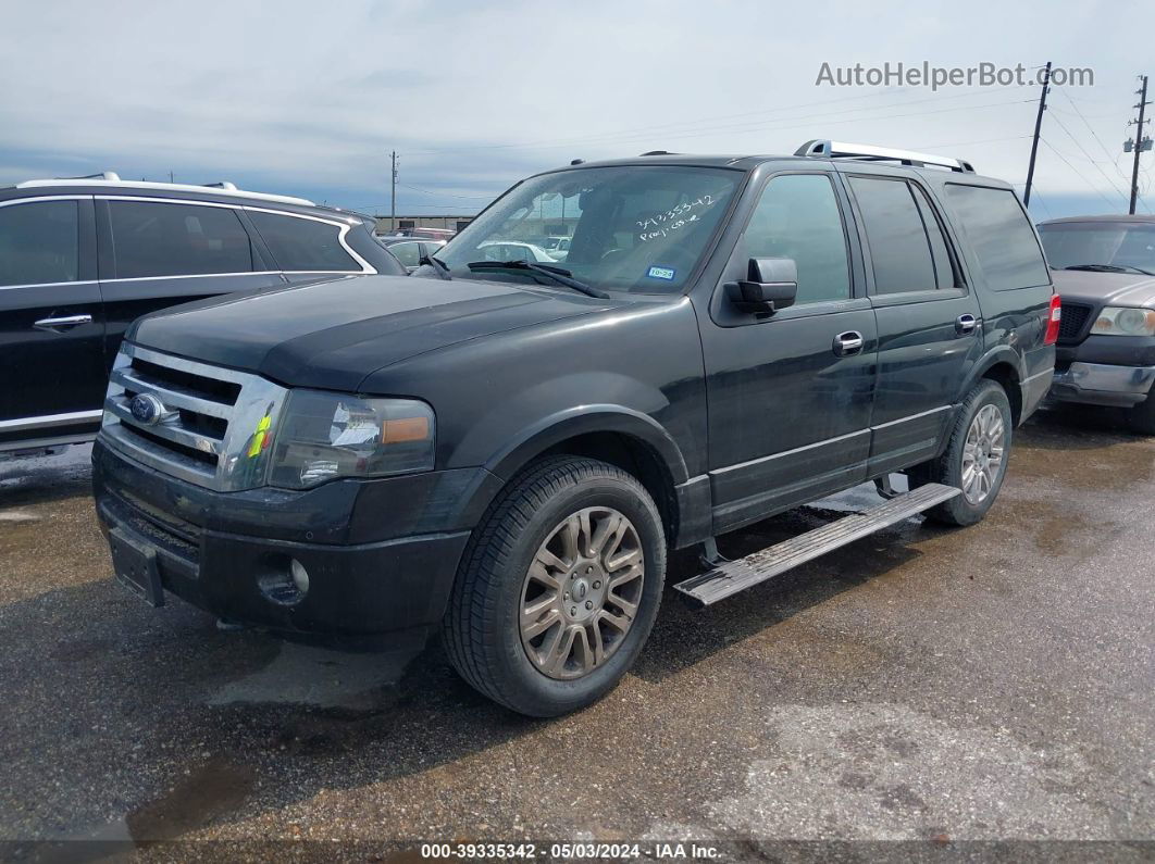 2012 Ford Expedition Limited Black vin: 1FMJU2A50CEF52082