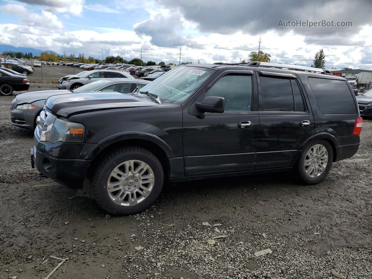 2012 Ford Expedition Limited Black vin: 1FMJU2A51CEF58098