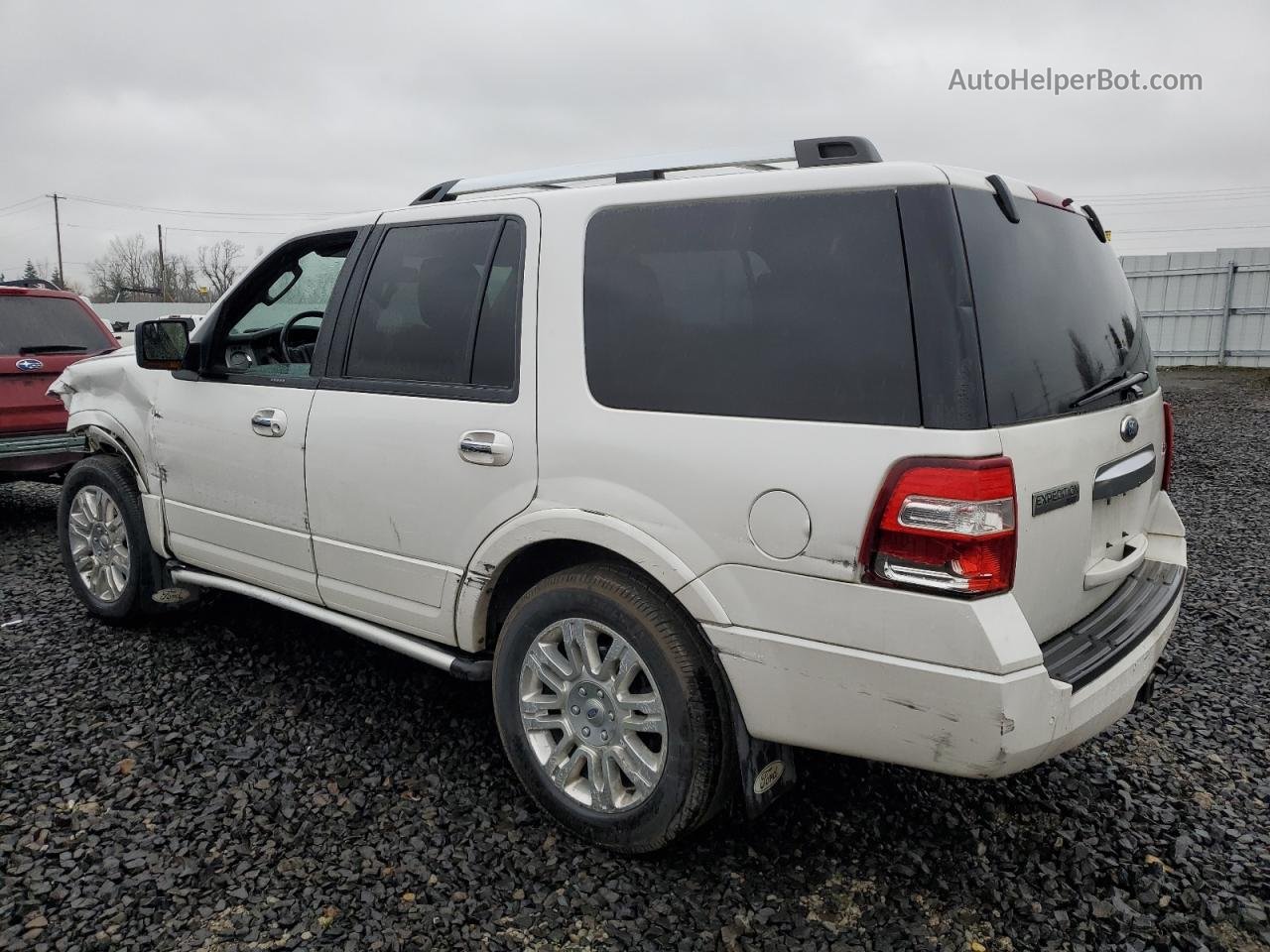 2012 Ford Expedition Limited White vin: 1FMJU2A52CEF11775