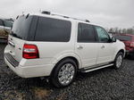 2012 Ford Expedition Limited White vin: 1FMJU2A52CEF11775