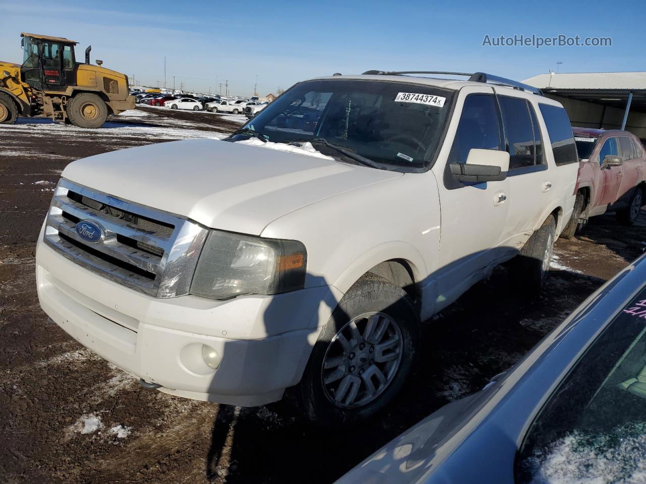2012 Ford Expedition Limited White vin: 1FMJU2A52CEF33470