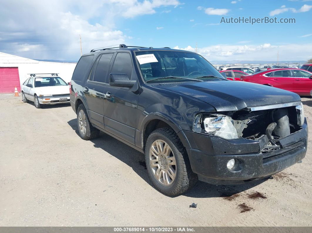 2012 Ford Expedition Limited Black vin: 1FMJU2A54CEF45443