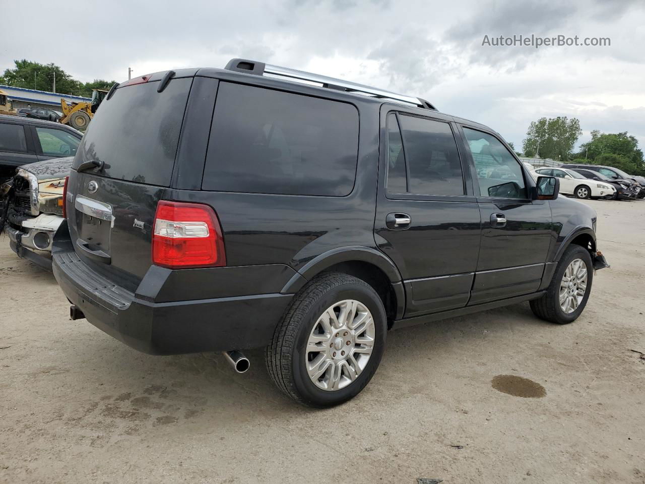 2012 Ford Expedition Limited Black vin: 1FMJU2A54CEF45474