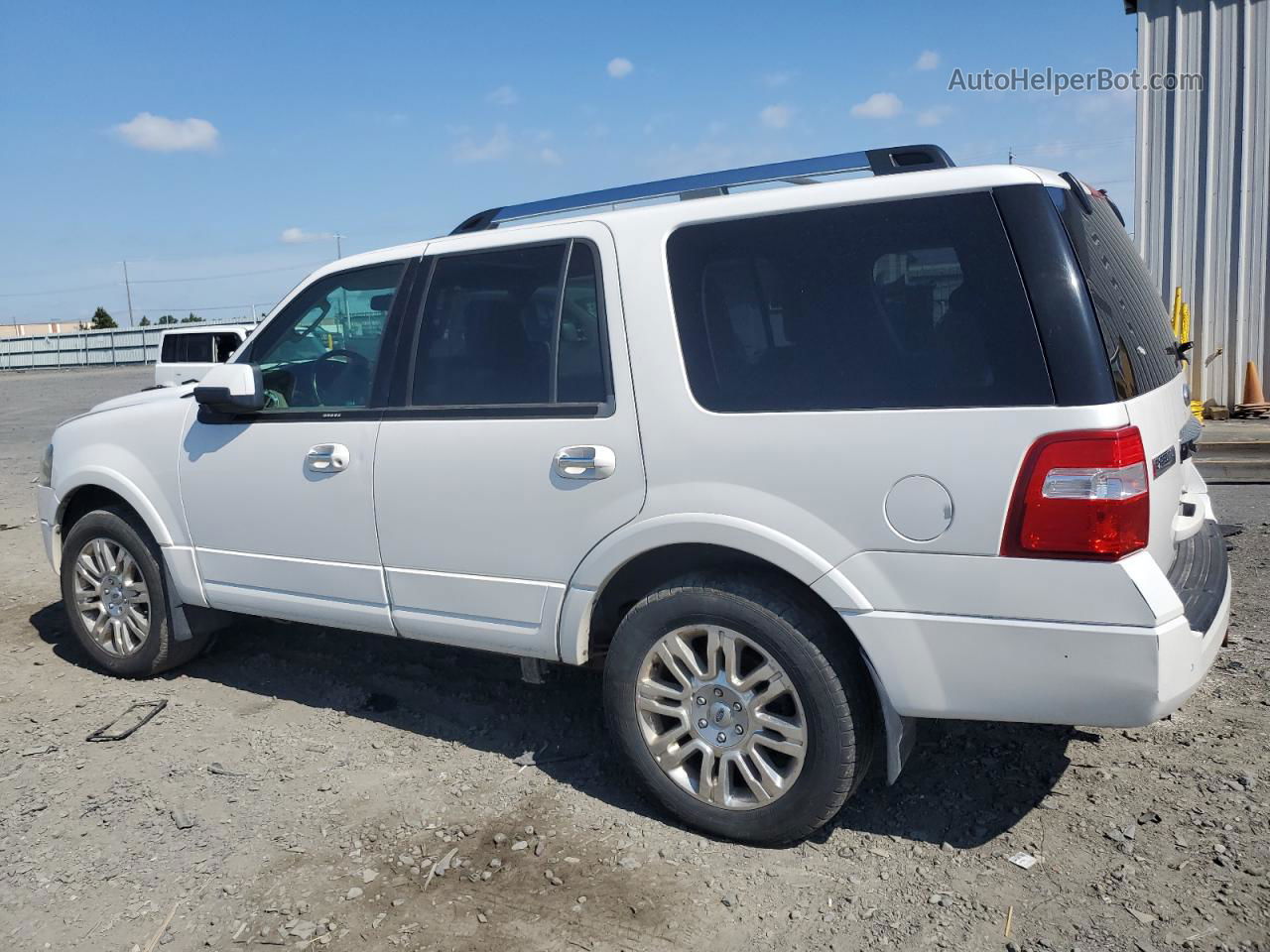 2012 Ford Expedition Limited White vin: 1FMJU2A55CEF41028