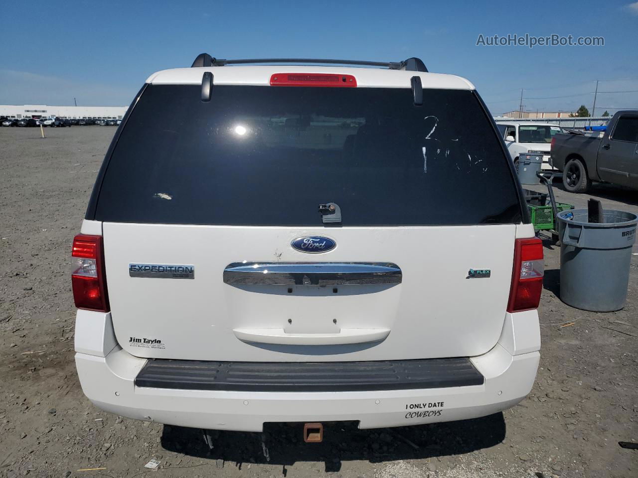 2012 Ford Expedition Limited White vin: 1FMJU2A55CEF41028