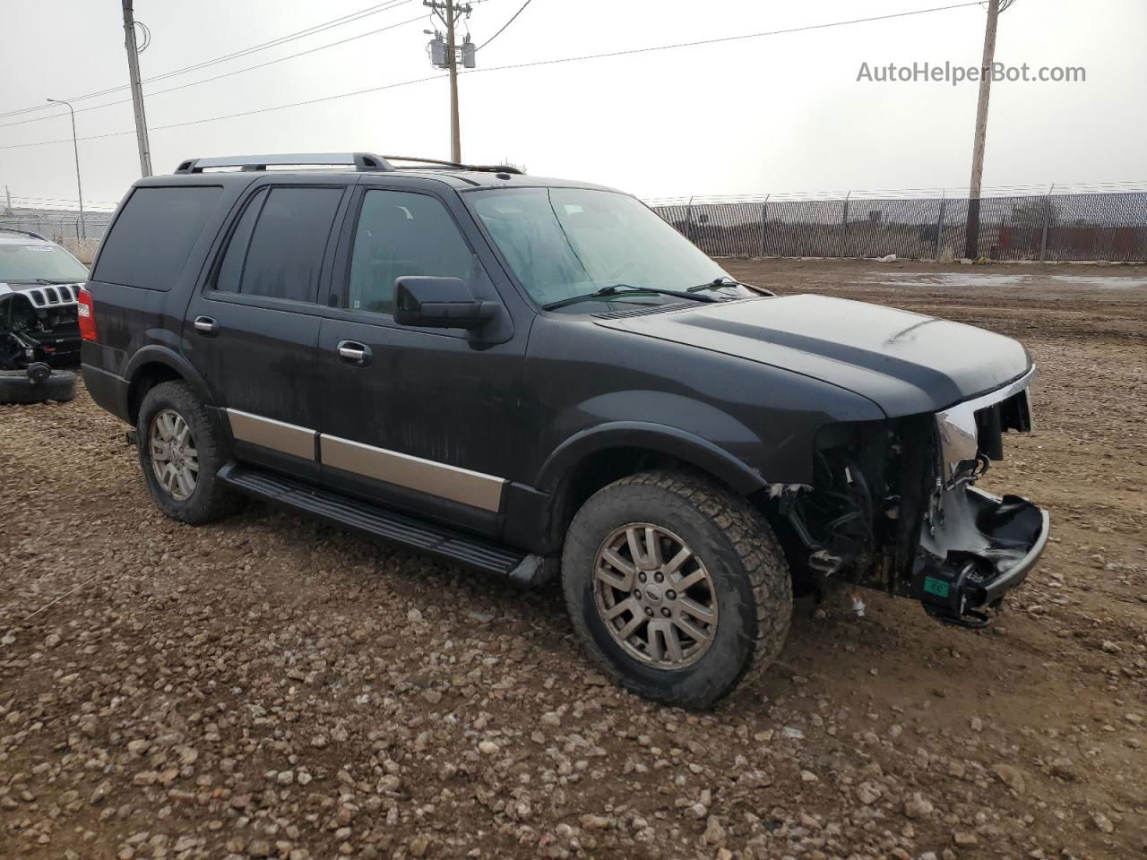 2012 Ford Expedition Limited Black vin: 1FMJU2A55CEF48769