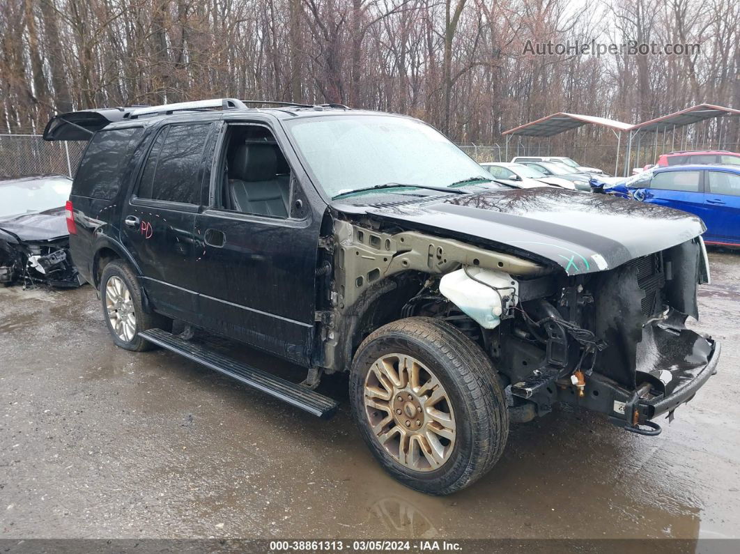 2012 Ford Expedition Limited Black vin: 1FMJU2A56CEF12377