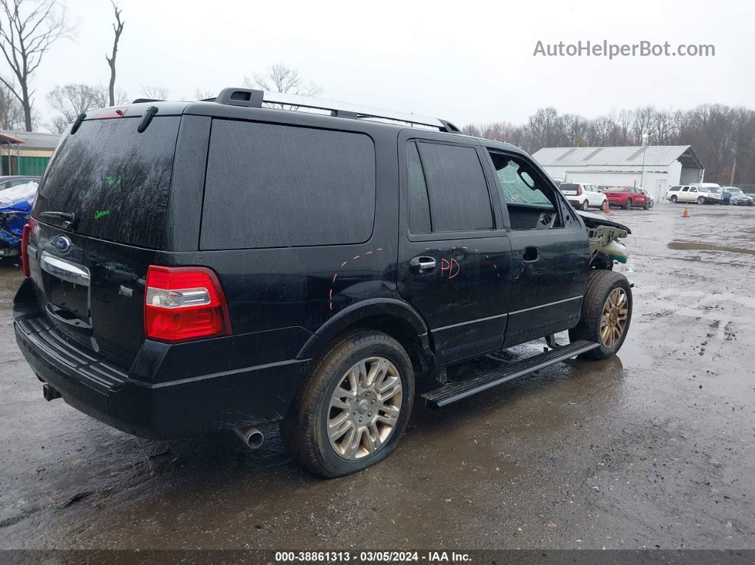 2012 Ford Expedition Limited Black vin: 1FMJU2A56CEF12377