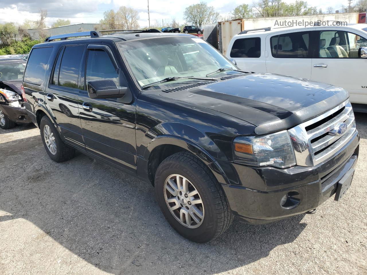 2012 Ford Expedition Limited Black vin: 1FMJU2A57CEF09987