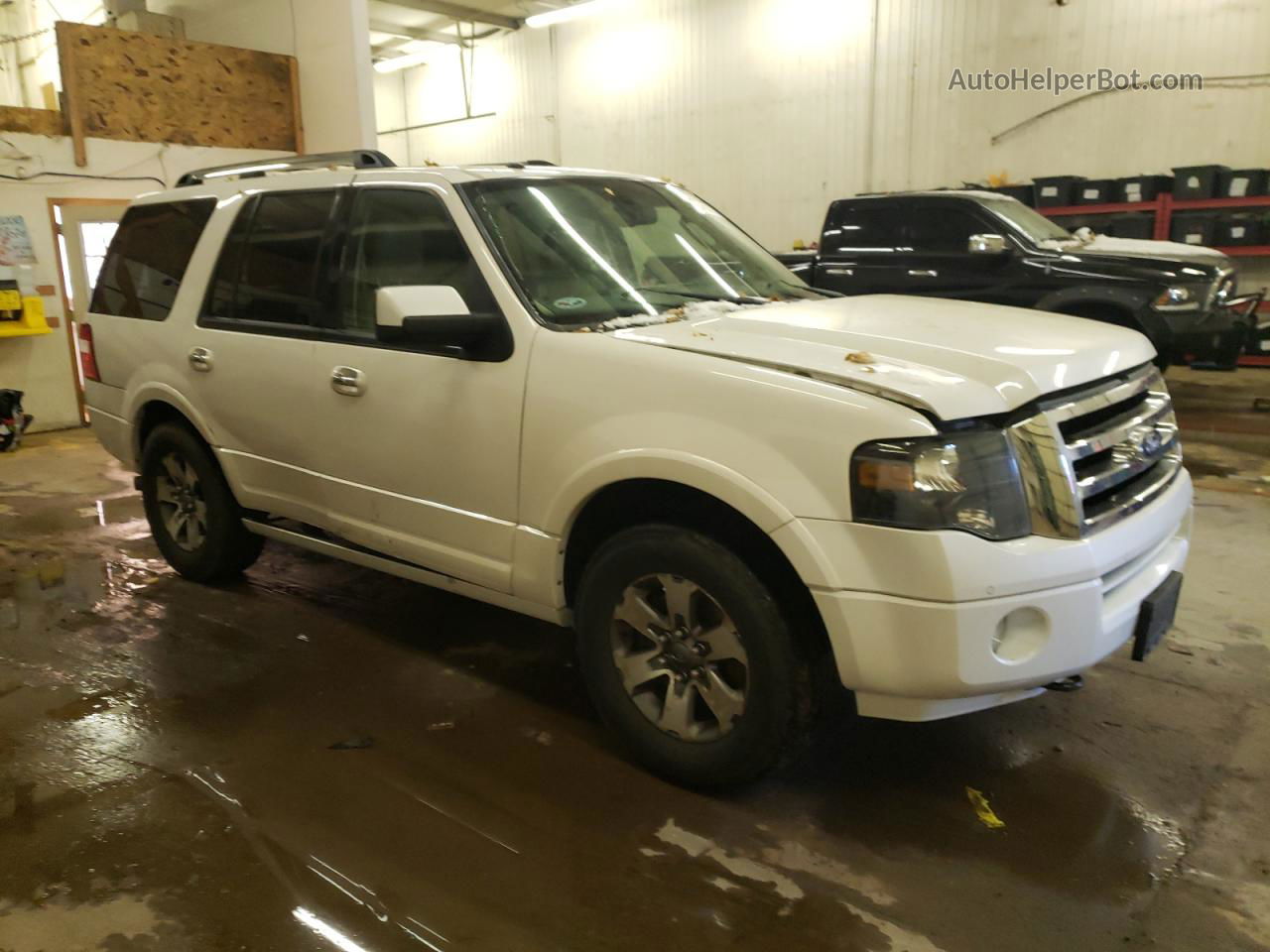 2012 Ford Expedition Limited White vin: 1FMJU2A59CEF09151