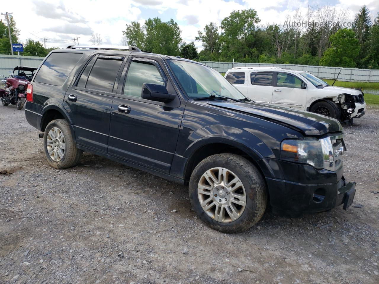 2012 Ford Expedition Limited Black vin: 1FMJU2A59CEF57457