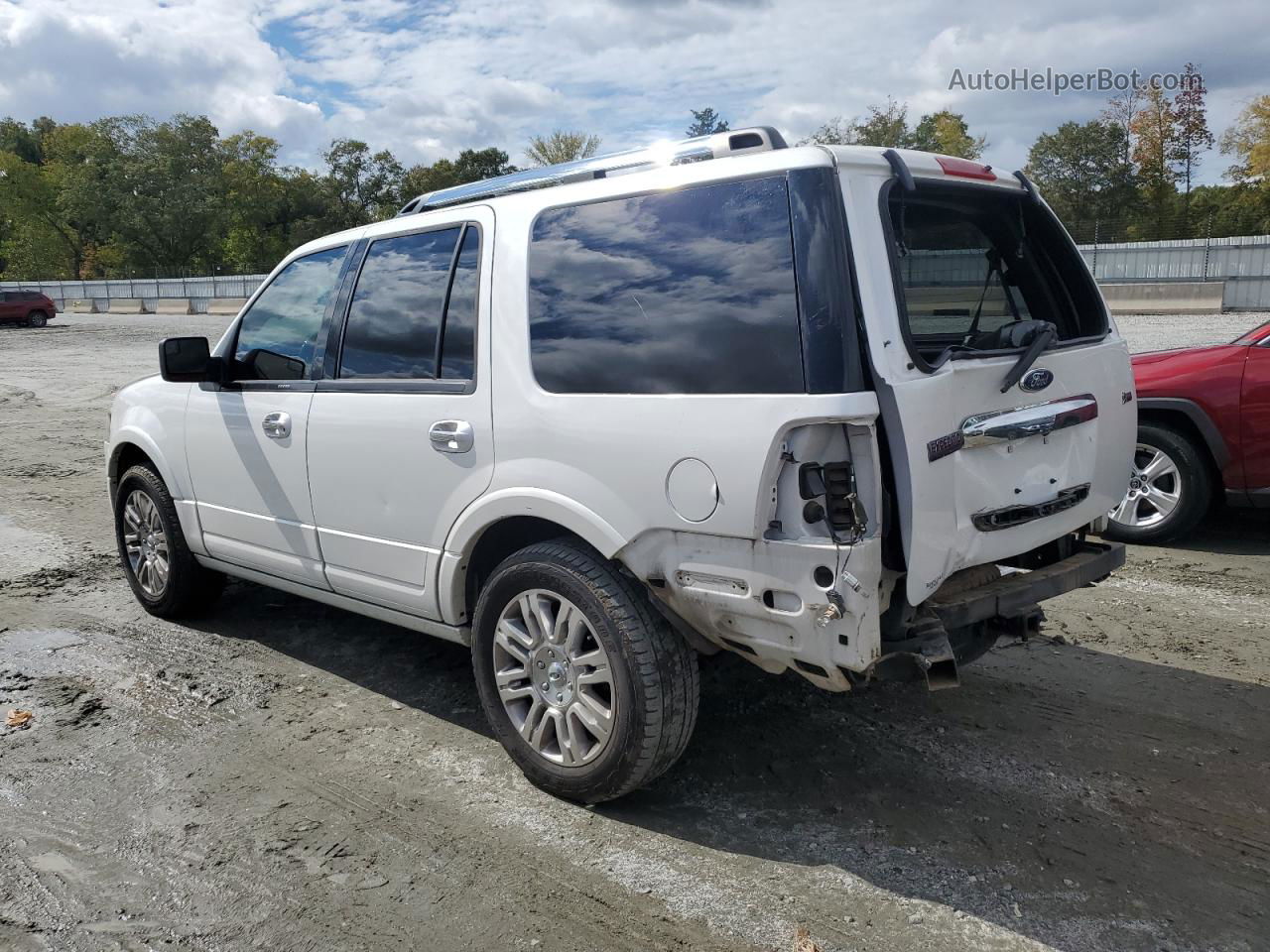 2012 Ford Expedition Limited White vin: 1FMJU2A5XCEF12253