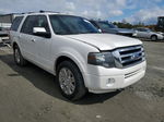 2012 Ford Expedition Limited White vin: 1FMJU2A5XCEF12253