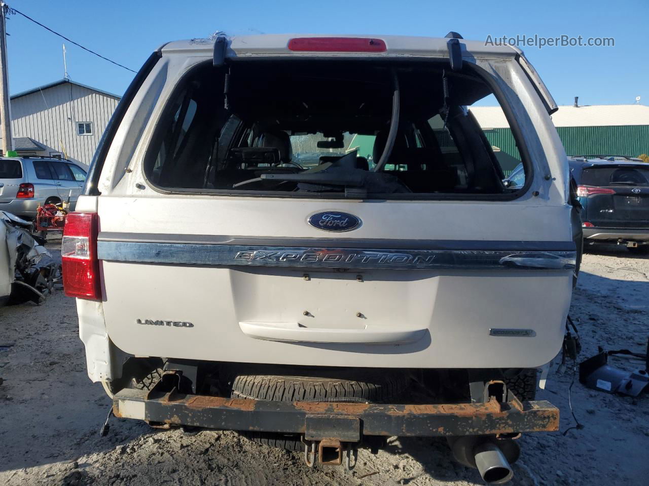 2017 Ford Expedition Limited White vin: 1FMJU2AT0HEA80309