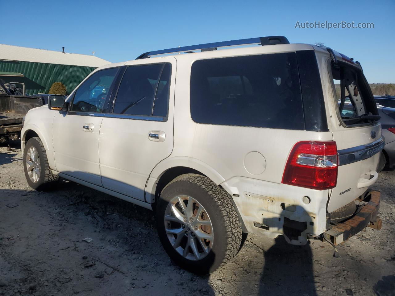 2017 Ford Expedition Limited White vin: 1FMJU2AT0HEA80309