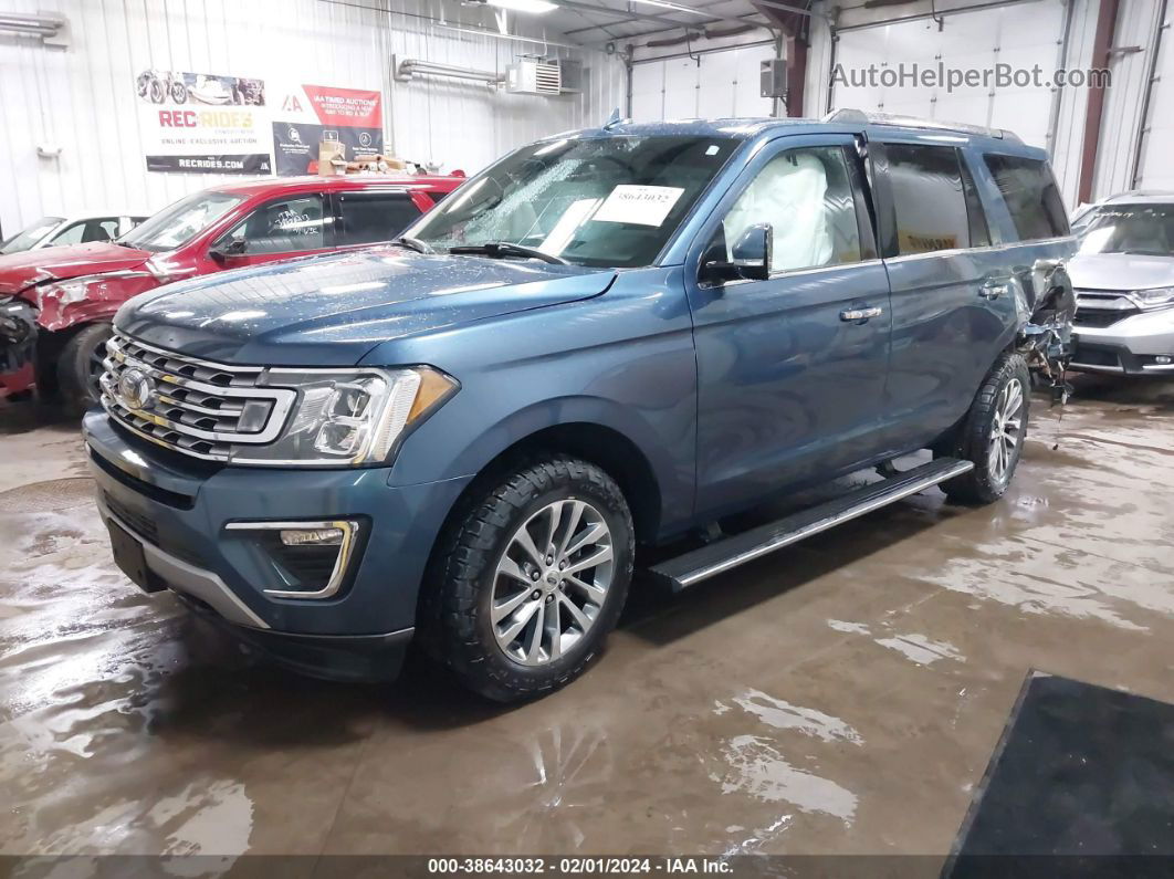 2018 Ford Expedition Limited Blue vin: 1FMJU2AT0JEA39796