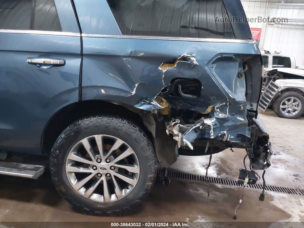 2018 Ford Expedition Limited Blue vin: 1FMJU2AT0JEA39796