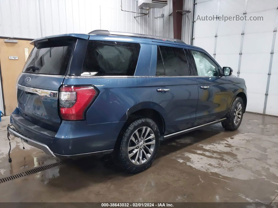 2018 Ford Expedition Limited Blue vin: 1FMJU2AT0JEA39796