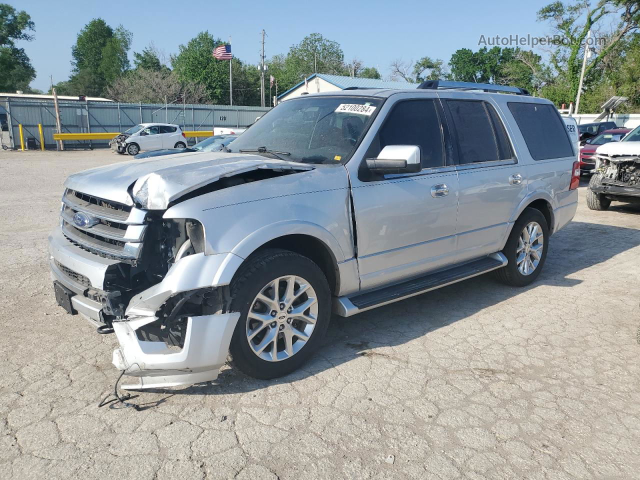 2017 Ford Expedition Limited Silver vin: 1FMJU2AT1HEA19986