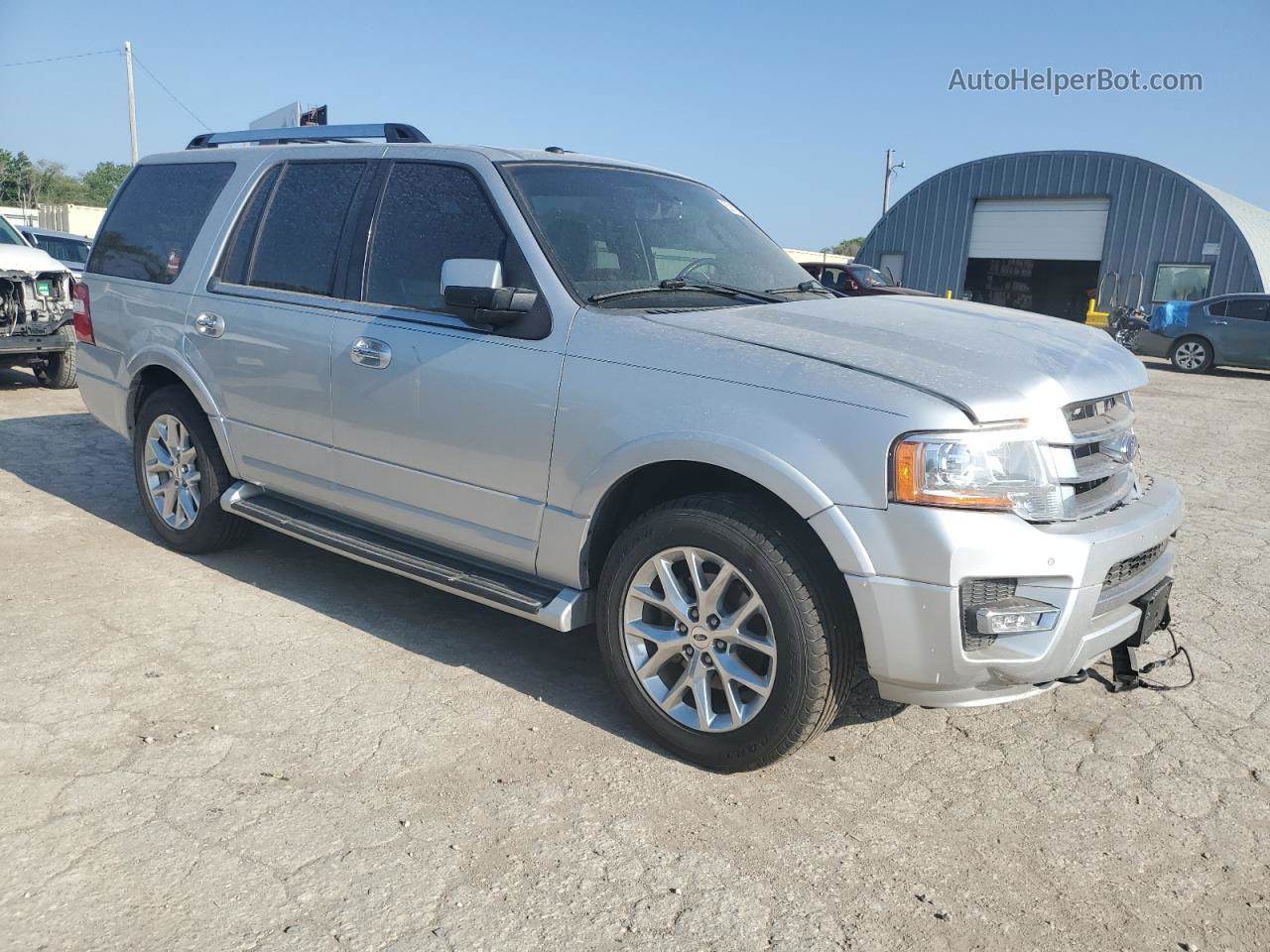 2017 Ford Expedition Limited Silver vin: 1FMJU2AT1HEA19986