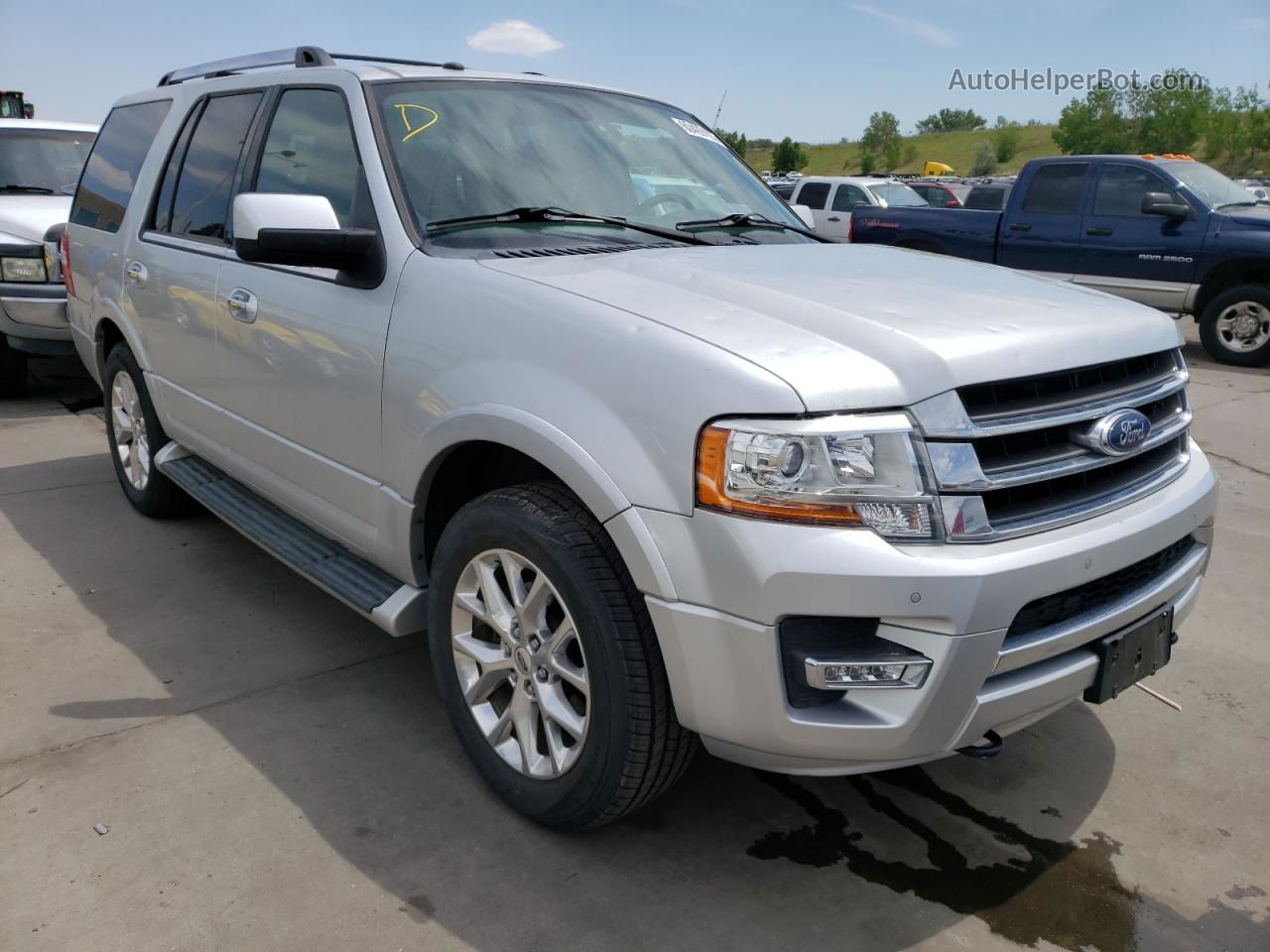 2017 Ford Expedition Limited Silver vin: 1FMJU2AT1HEA50199