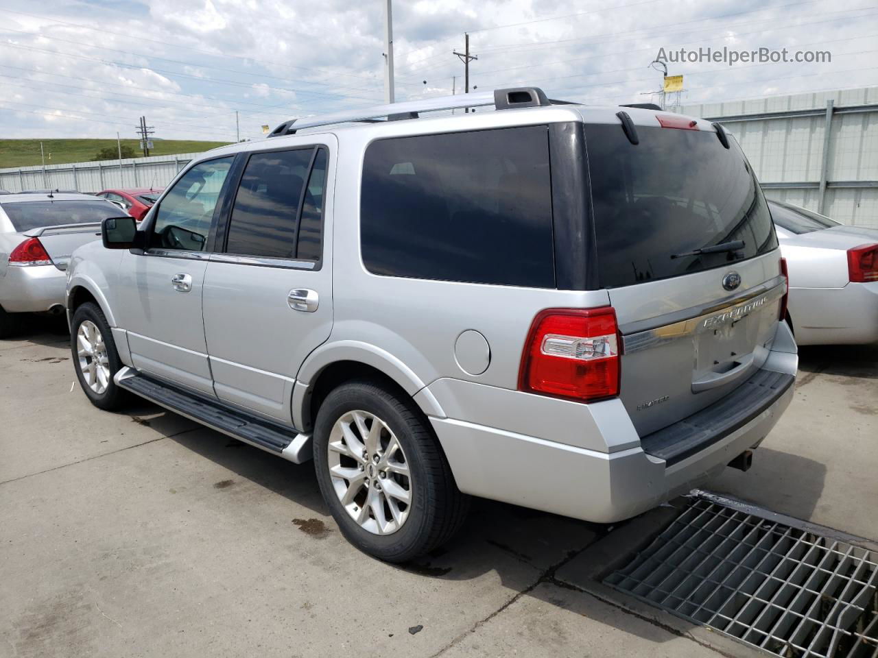 2017 Ford Expedition Limited Silver vin: 1FMJU2AT1HEA50199