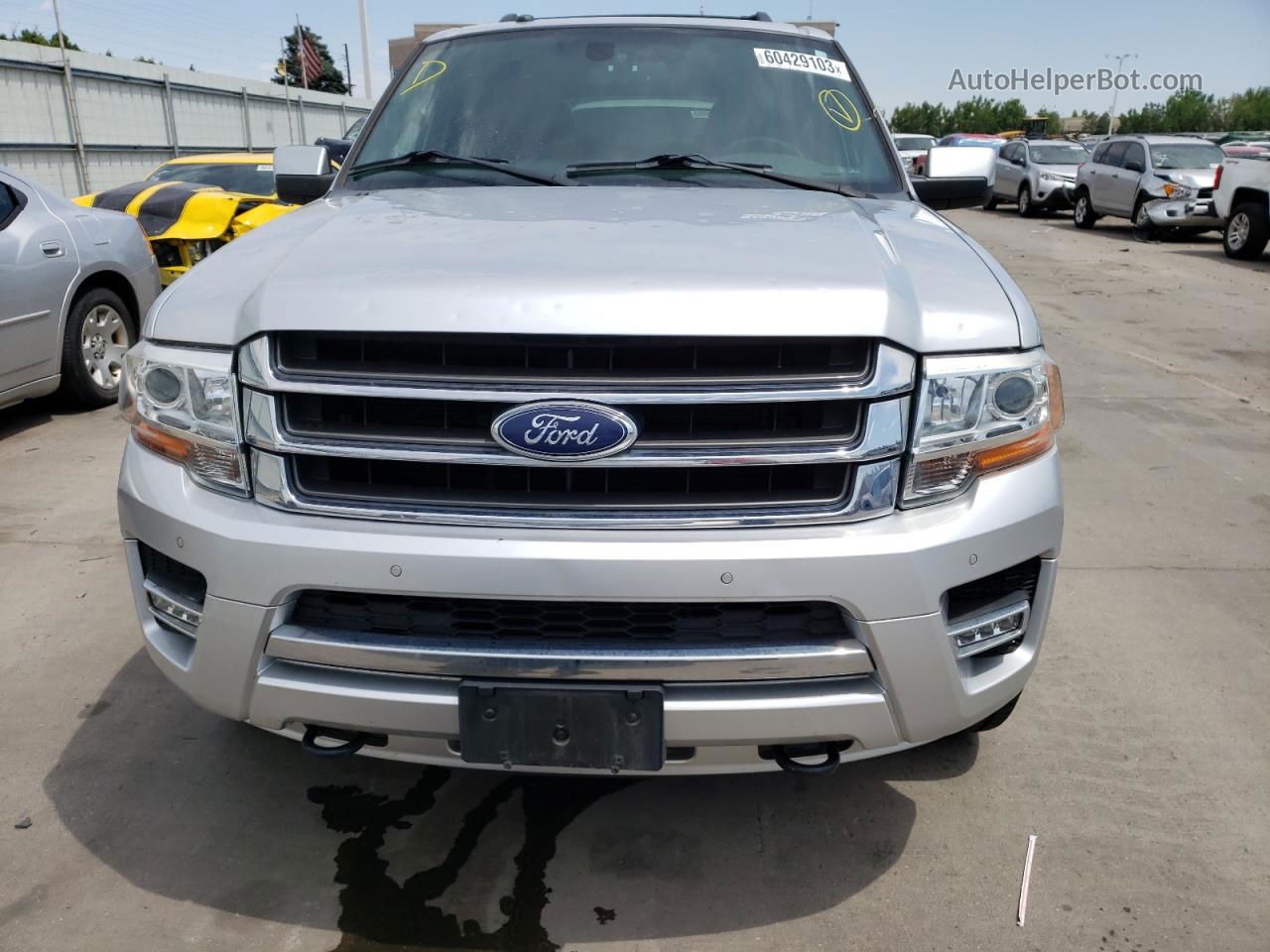 2017 Ford Expedition Limited Silver vin: 1FMJU2AT1HEA50199