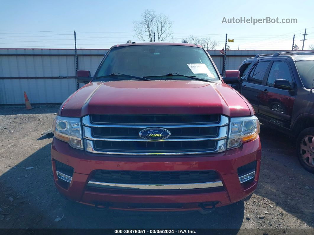 2016 Ford Expedition Limited Red vin: 1FMJU2AT2GEF03406