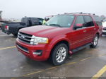 2016 Ford Expedition Limited Maroon vin: 1FMJU2AT2GEF55330