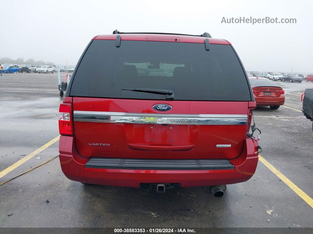 2016 Ford Expedition Limited Maroon vin: 1FMJU2AT2GEF55330