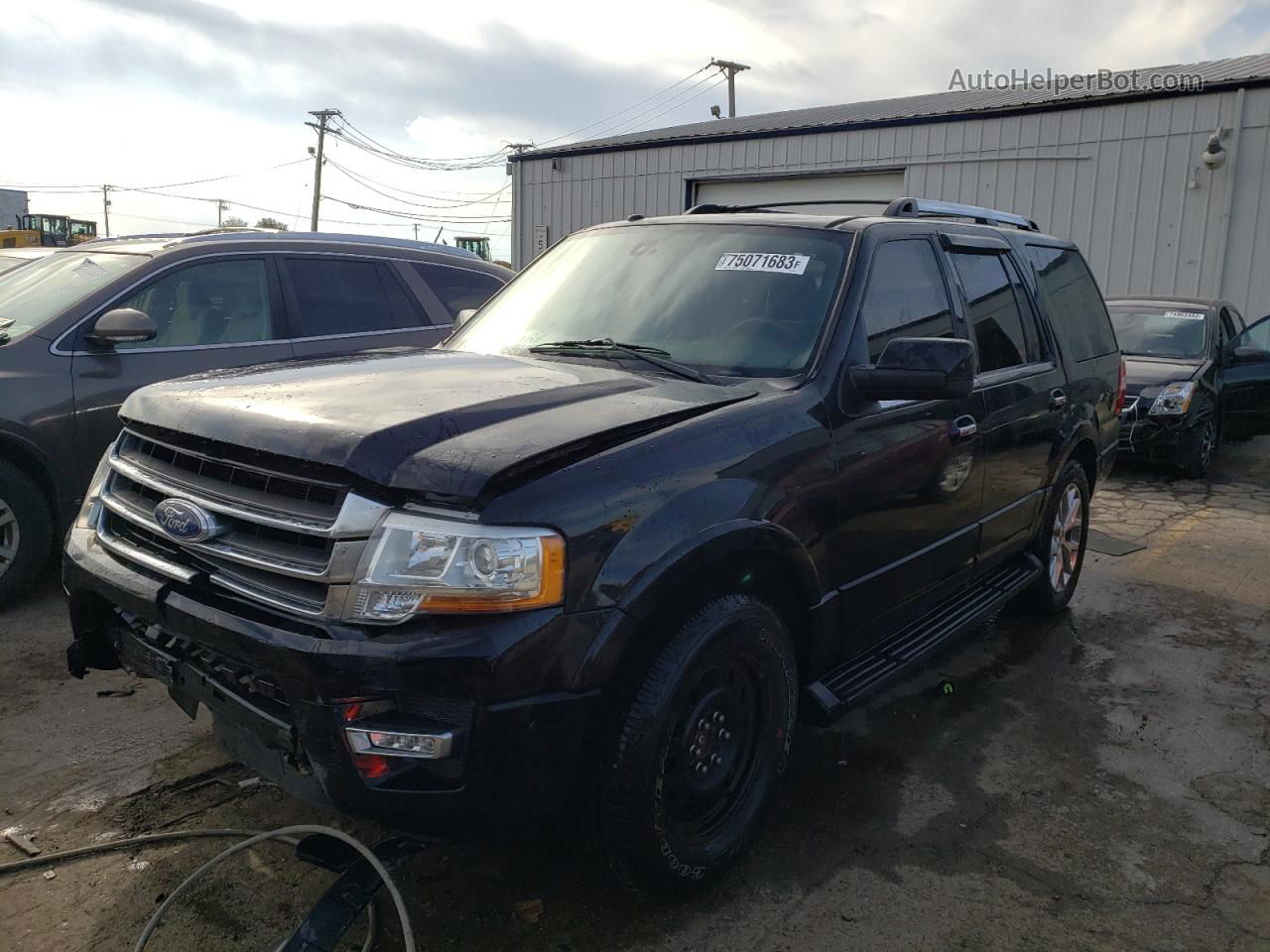 2016 Ford Expedition Limited Black vin: 1FMJU2AT2GEF56431