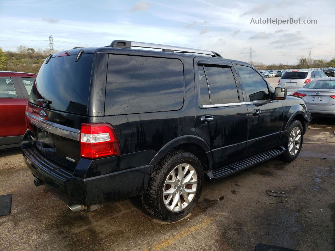 2016 Ford Expedition Limited Black vin: 1FMJU2AT2GEF56431