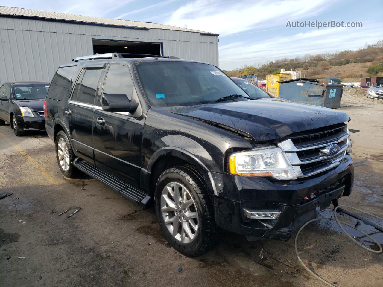 2016 Ford Expedition Limited Black vin: 1FMJU2AT2GEF56431