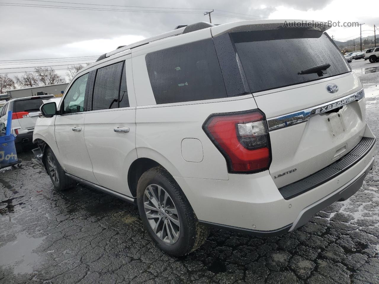2018 Ford Expedition Limited White vin: 1FMJU2AT2JEA49410