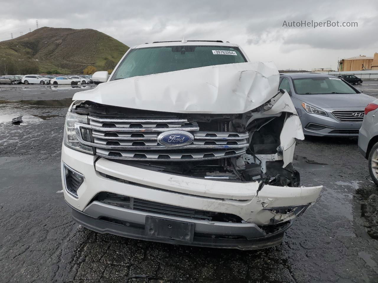 2018 Ford Expedition Limited White vin: 1FMJU2AT2JEA49410