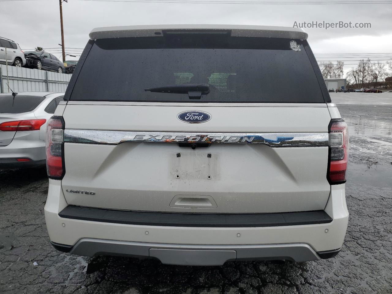 2018 Ford Expedition Limited White vin: 1FMJU2AT2JEA49410