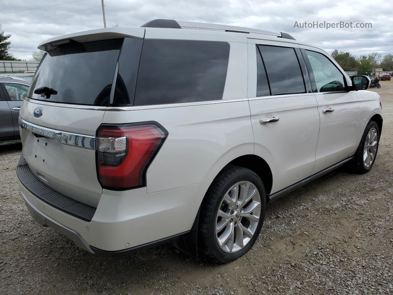 2018 Ford Expedition Limited White vin: 1FMJU2AT3JEA09918