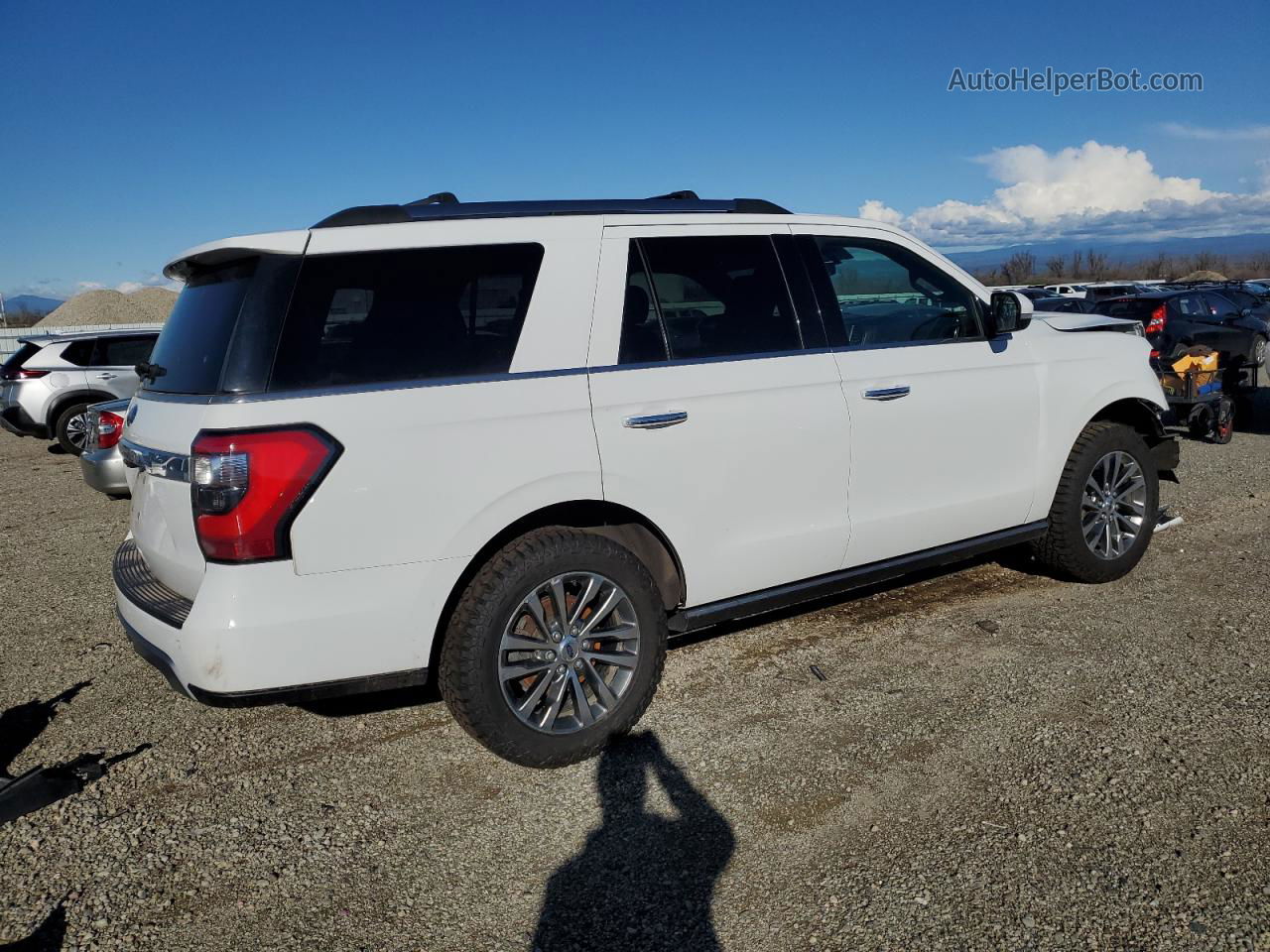 2018 Ford Expedition Limited White vin: 1FMJU2AT3JEA46919