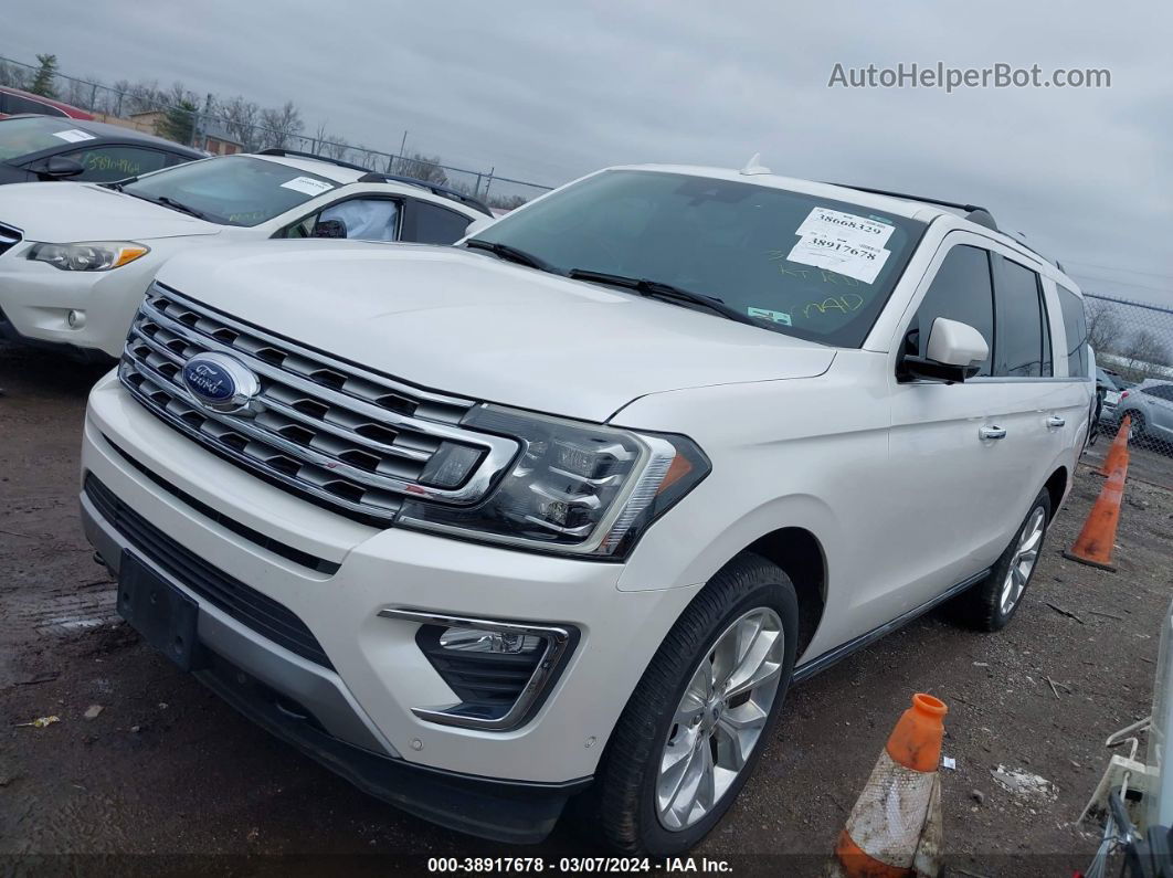 2018 Ford Expedition Limited White vin: 1FMJU2AT3JEA48248