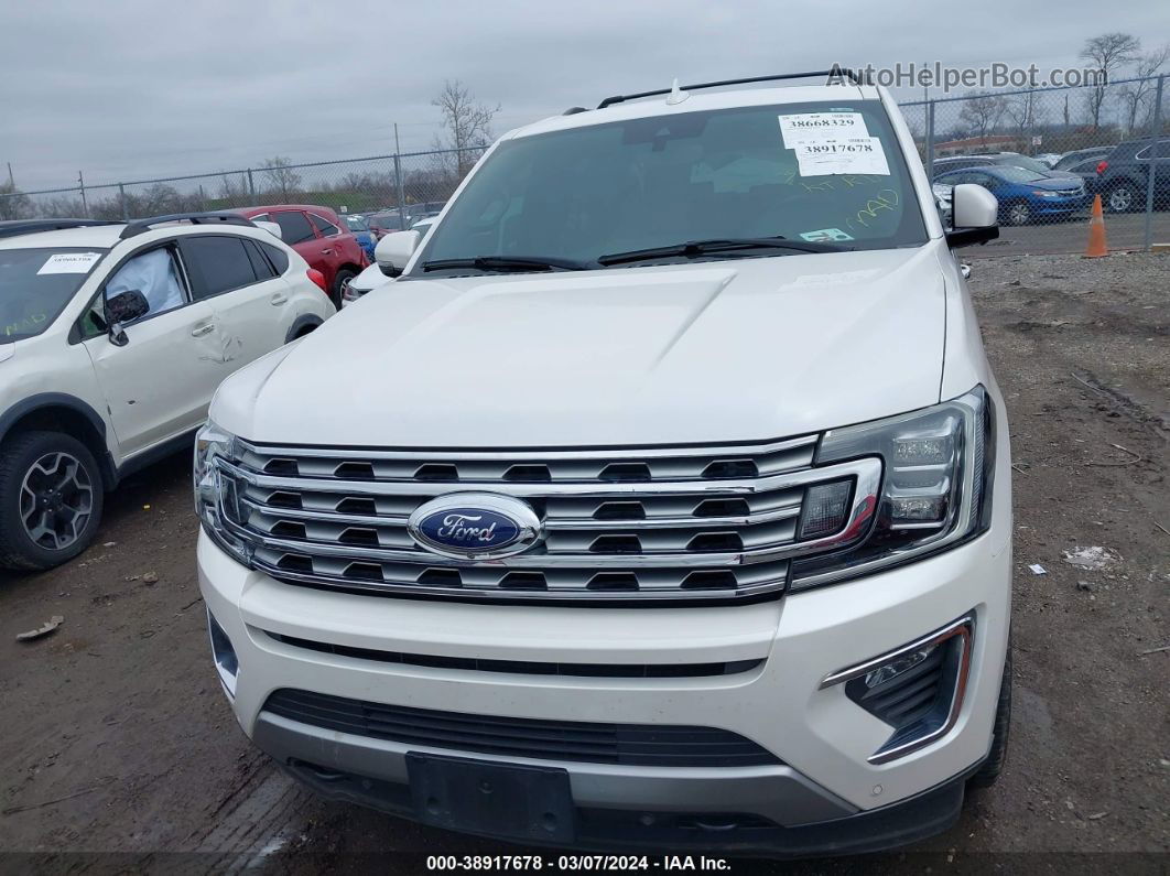 2018 Ford Expedition Limited White vin: 1FMJU2AT3JEA48248