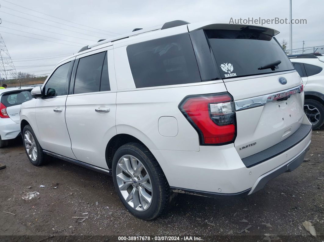 2018 Ford Expedition Limited White vin: 1FMJU2AT3JEA48248