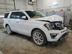 2018 Ford Expedition Limited White vin: 1FMJU2AT3JEA53773