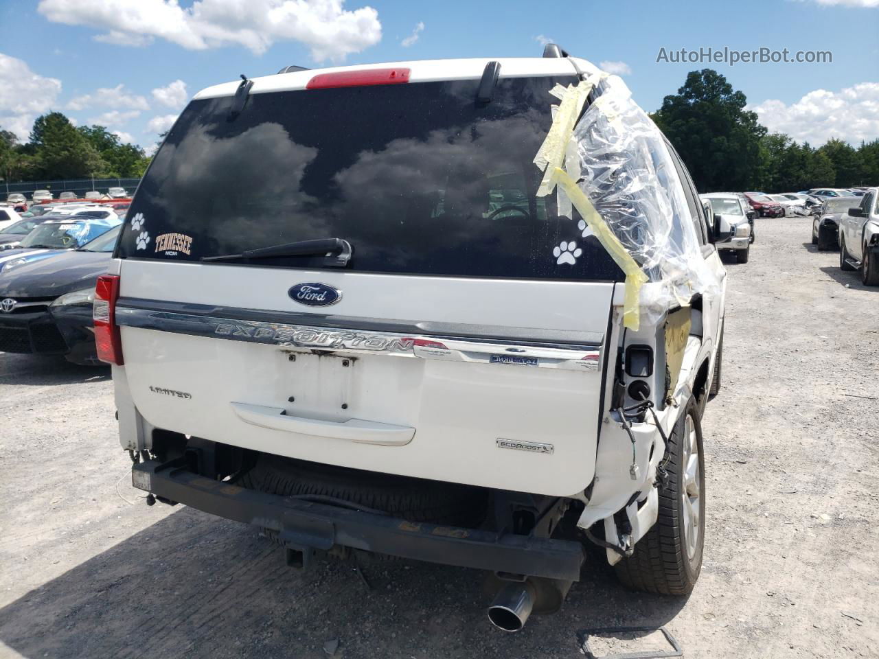 2016 Ford Expedition Limited White vin: 1FMJU2AT4GEF30946