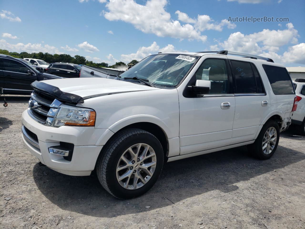 2016 Ford Expedition Limited White vin: 1FMJU2AT4GEF30946