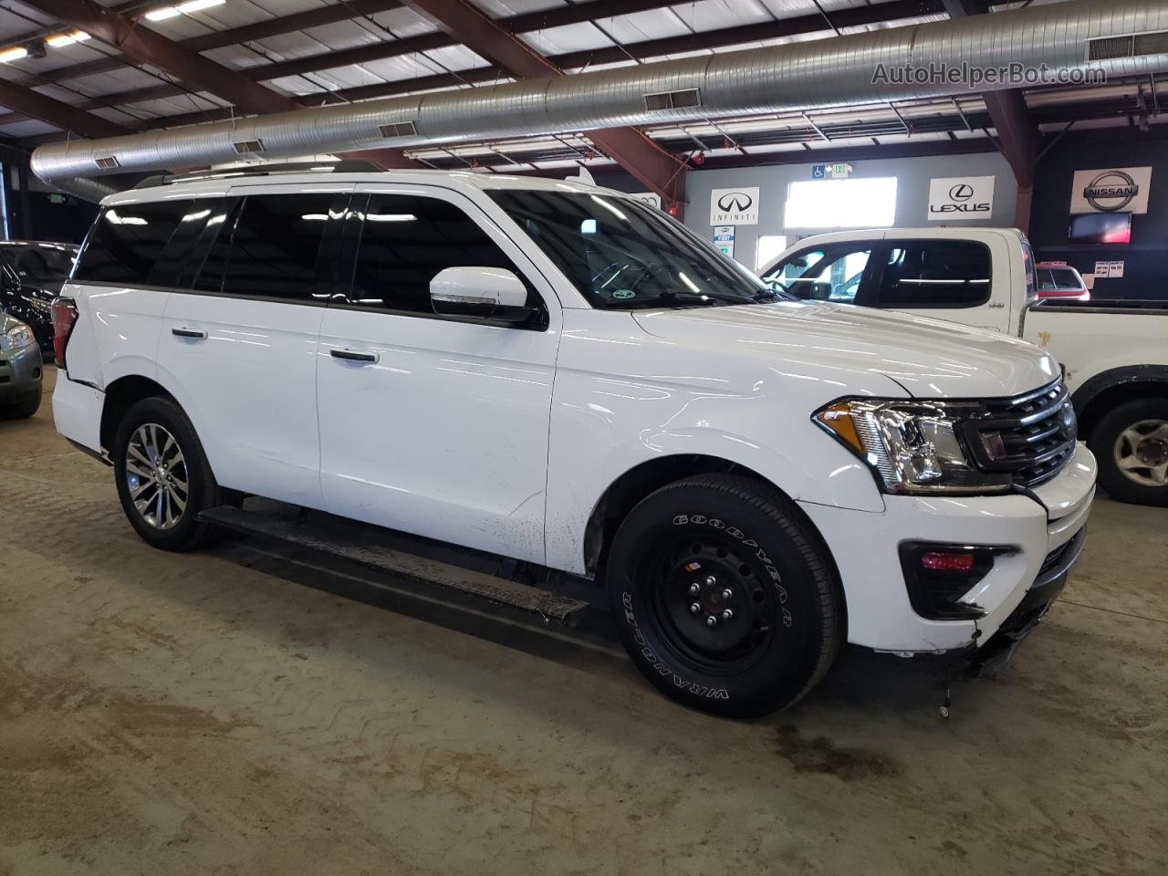 2018 Ford Expedition Limited White vin: 1FMJU2AT4JEA08468