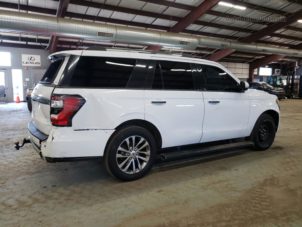 2018 Ford Expedition Limited White vin: 1FMJU2AT4JEA08468