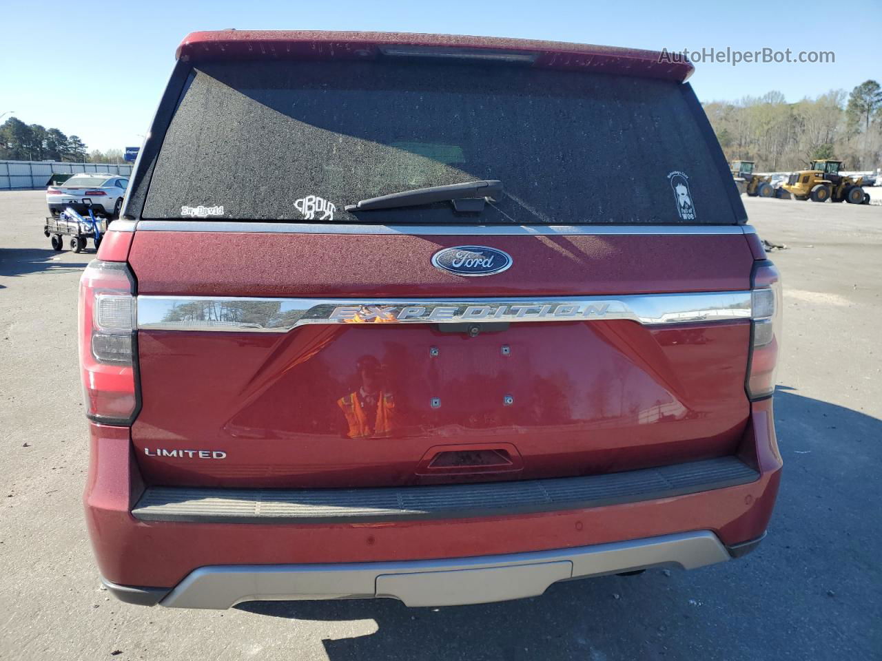 2018 Ford Expedition Limited Burgundy vin: 1FMJU2AT4JEA66659