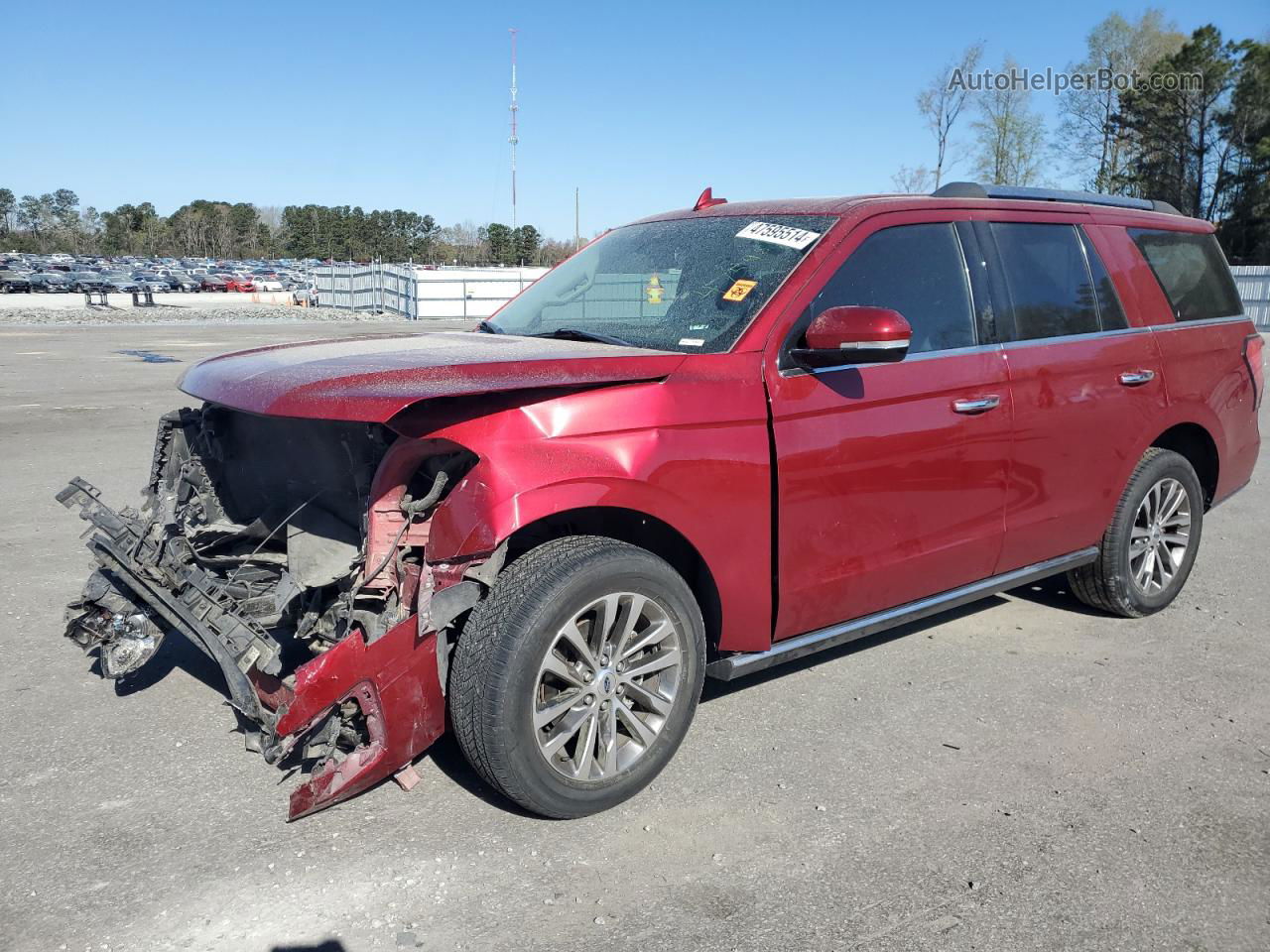 2018 Ford Expedition Limited Burgundy vin: 1FMJU2AT4JEA66659