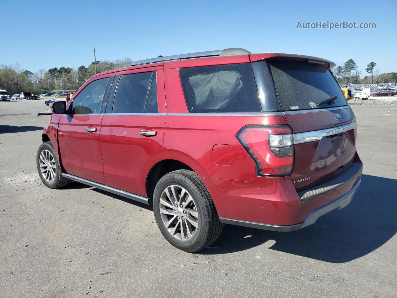 2018 Ford Expedition Limited Burgundy vin: 1FMJU2AT4JEA66659