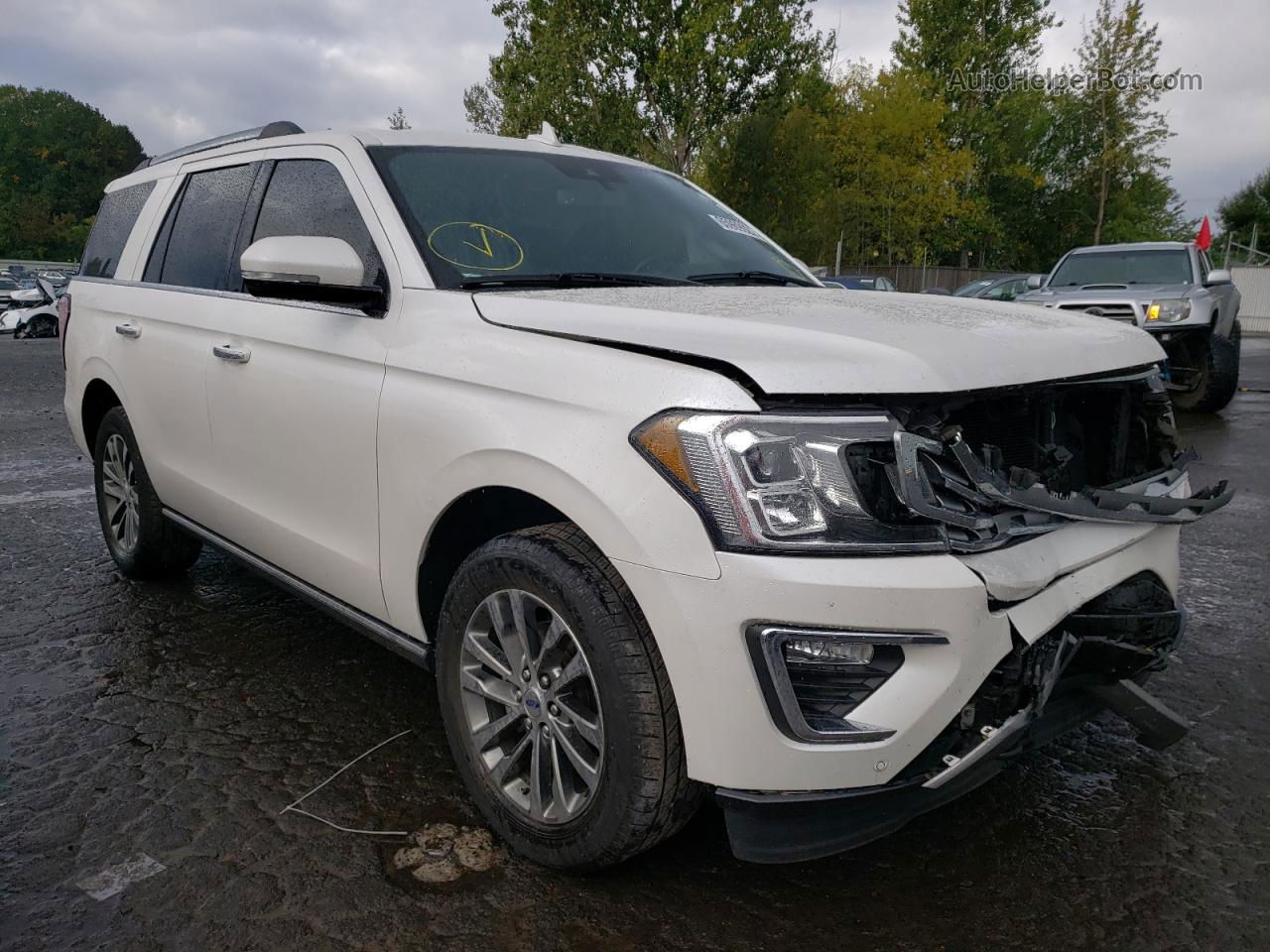 2018 Ford Expedition Limited White vin: 1FMJU2AT4JEA68279